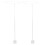 2Sets Universele Dubbelclips Netsteun Wit Ijzer Kinderbed Frame 1