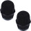2Pz Ricambio Microfono Nera Per Ball Head E Ktv 10