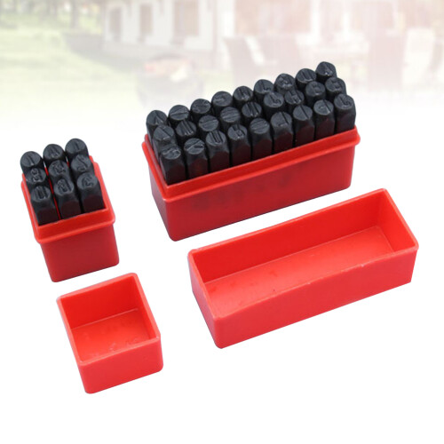 36Pz Set Acciaio Per Marcatura Pelle 1