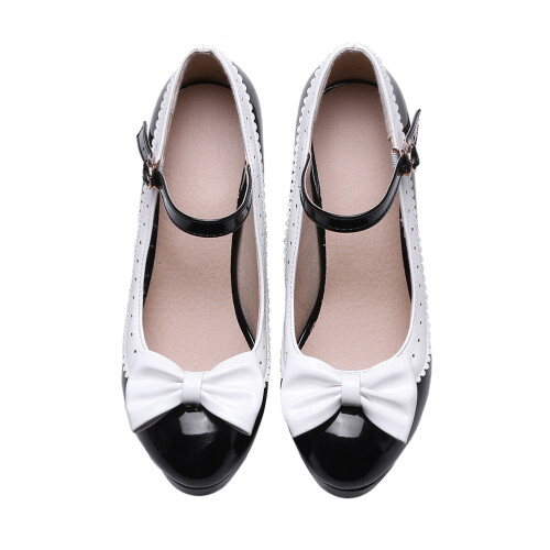 1Paio Scarpe Alto Semplici Con