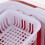 1Pc Rosy Plastic Bottle Case Milk Bottle Tableware Storage Holder 8