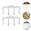 2Pz Clip Spartiti Tromba in Ferro Argento Per 6