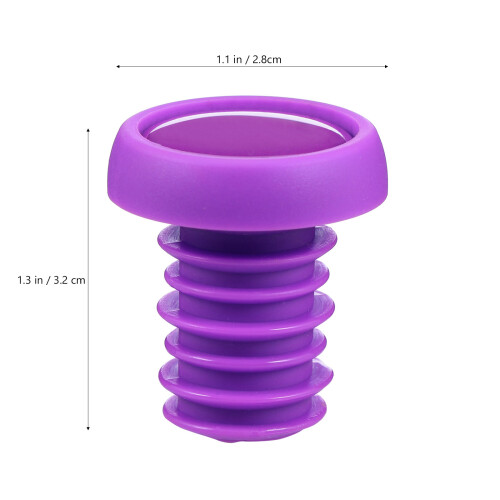 1Paire Capuchons De Guidon Violet En Caoutchouc Polyester Pour 1