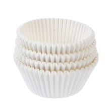 100St Witte Cupcake Wrappers Papier Cups Ecovriendelijk Voor Feest