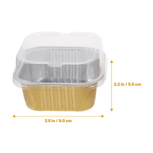 20Pz Scatole Cake Box in Alluminio Per Grigliate E Feste 2