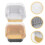 20Pz Scatole Cake Box in Alluminio Per Grigliate E Feste 7