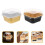 20Pz Scatole Cake Box in Alluminio Per Grigliate E Feste 5