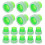 100Pièces Kit Joint Robinet Silicone Vert Pour Réparation Anti- 6