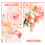 2Pz Fasce Orecchie Coniglio Rosa Tessuto Costume 7