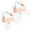 2Pz Fasce Orecchie Coniglio Rosa Tessuto Costume 10