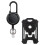 1Set Custodia Badge Nero Abs+pz Per 1