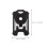1Set Custodia Badge Nero Abs+pz Per 2