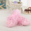 1Paio Scarpe Neonata Rosa Tessuto E Morbide 11