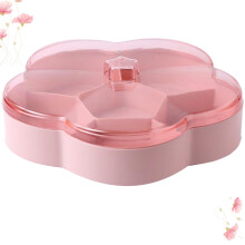 Piatto Portafrutta E Snack Rosa in Resistente
