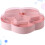 Piatto Portafrutta E Snack Rosa in Resistente 8