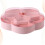 Piatto Portafrutta E Snack Rosa in Resistente 10