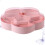 Piatto Portafrutta E Snack Rosa in Resistente 9