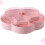 Piatto Portafrutta E Snack Rosa in Resistente 11