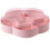 Piatto Portafrutta E Snack Rosa in Resistente 2