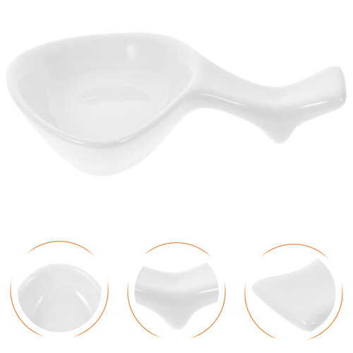 4Pz Portaposate Ceramici Contenitori Per Salse E Bacchette 2