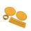 1Set Kit Completo Per Borsa Marrone Fondo in PU E Tracolla Resistenti 2