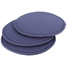 3St Navy Zitpads Polyester Lichtgewicht Voor Buitengebruik