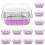 50Pz Pirottini Alluminio Con Per Dolci Cupcake Rosati 9