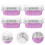 50Pz Pirottini Alluminio Con Per Dolci Cupcake Rosati 7