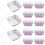 50Pz Pirottini Alluminio Con Per Dolci Cupcake Rosati 6