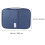 Navy Passport Wallet Travel Organizer Bag Portable Document Case 2