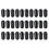 100St Lichtgewicht Baiting Boxes Van Zwart Plastic Voor Vis 1
