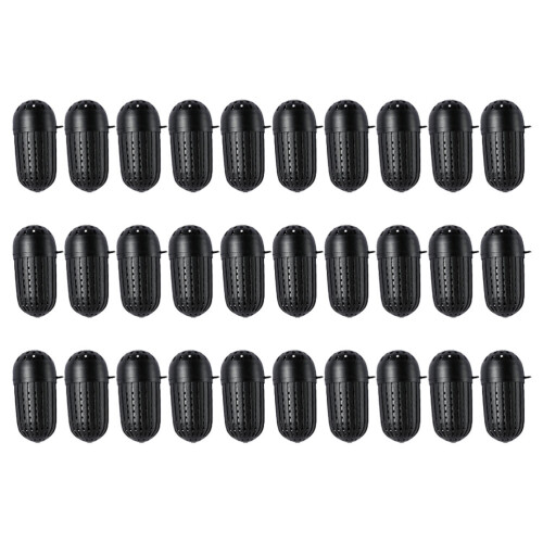 100St Lichtgewicht Baiting Boxes Van Zwart Plastic Voor Vis