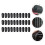 100St Lichtgewicht Baiting Boxes Van Zwart Plastic Voor Vis 6