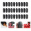 100St Lichtgewicht Baiting Boxes Van Zwart Plastic Voor Vis 3