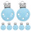 8Pz Clip in E Per Ciuccio Baby E Decorazioni DIY 10