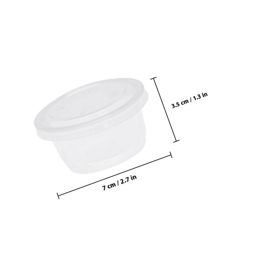 100Set Yogurt Usa E Getta 90Ml Trasparenti Con PP 2