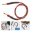 2 Pièces Câble Mono Double Marron Pour Ampli Et Micro 10