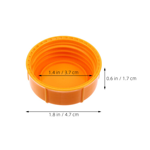 20Pièces Couvercles Orange PP Étanches Pour Stockage Voyage 1