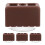 4Pcs Portable Brown Plastic Playpen Connector Set Suction 1