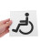 Toiletta Disabili Bianco Acrilico Autoadesivo 7