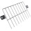 1Set Grondaia in Acciaio Inox Argento Per Balcone E 1