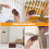 4Pcs Portable Brown Plastic Playpen Connector Set Suction 7