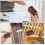 4Pcs Portable Brown Plastic Playpen Connector Set Suction 6
