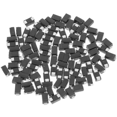 100Pz Set Raddrizzatori Nero 800V 1A Per