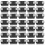 100Pz Set Raddrizzatori Nero 800V 1A Per 8