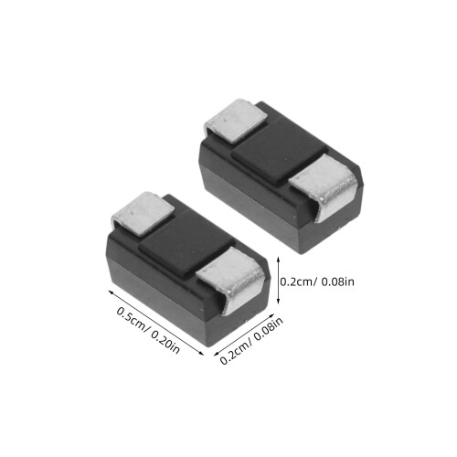 100Pz Set Raddrizzatori Nero 800V 1A Per 1