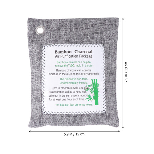 4Pz Sacchetti Carbone Bamboo Assorbi Odori Auto E Casa 1