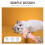 À Chat Rose Antidérapante Usage Facile 9
