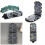 2Pz Scatole Portaesche Waterproof in PVC Organizer Cacce 8
