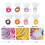 190Pz Elastici Colorati Morbidi Per Acconciature 7